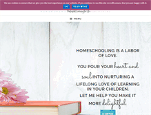 Tablet Screenshot of embracingdestinyblog.com